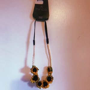 Sunflower flower crown